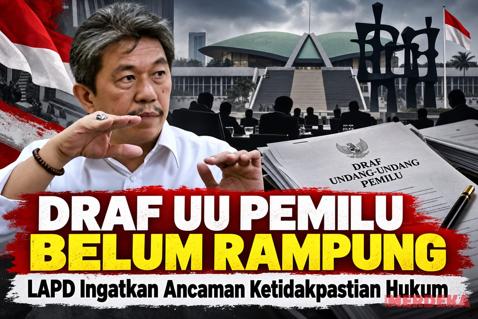 Draf UU Pemilu Belum Rampung, LAPD Ingatkan Ancaman Ketidakpastian Hukum