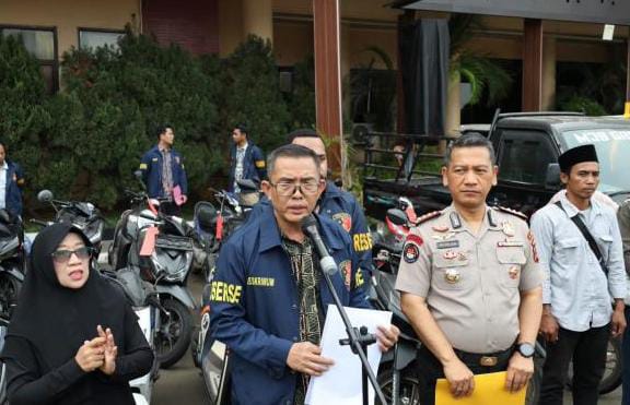 Jaringan Curanmor Lintas Provinsi Ditangkap, Polda Banten Minta Warga Cek Kendaraan