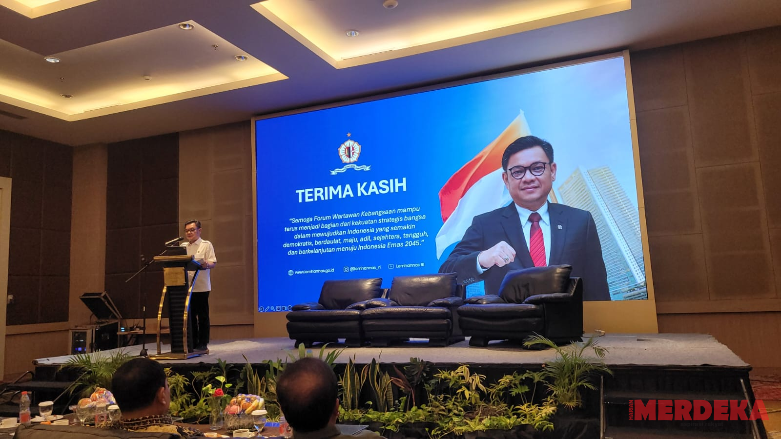 Rakernas FWK, Gubernur Lemhannas Ingatkan Pentingnya Pers Kritis, Independen Dalam Menyebarkan Nilai-Nilai Kebangsaan