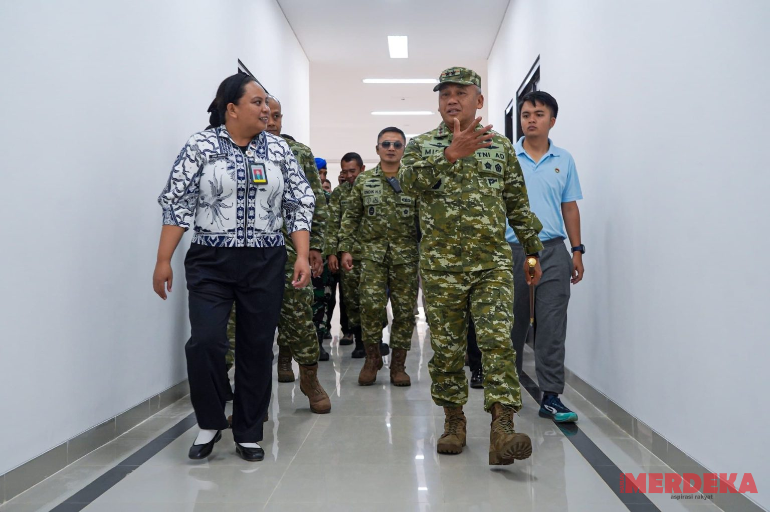 Kunjungan ke Minahasa, Pangdam XIII/Merdeka Sambangi SMA Taruna Nusantara