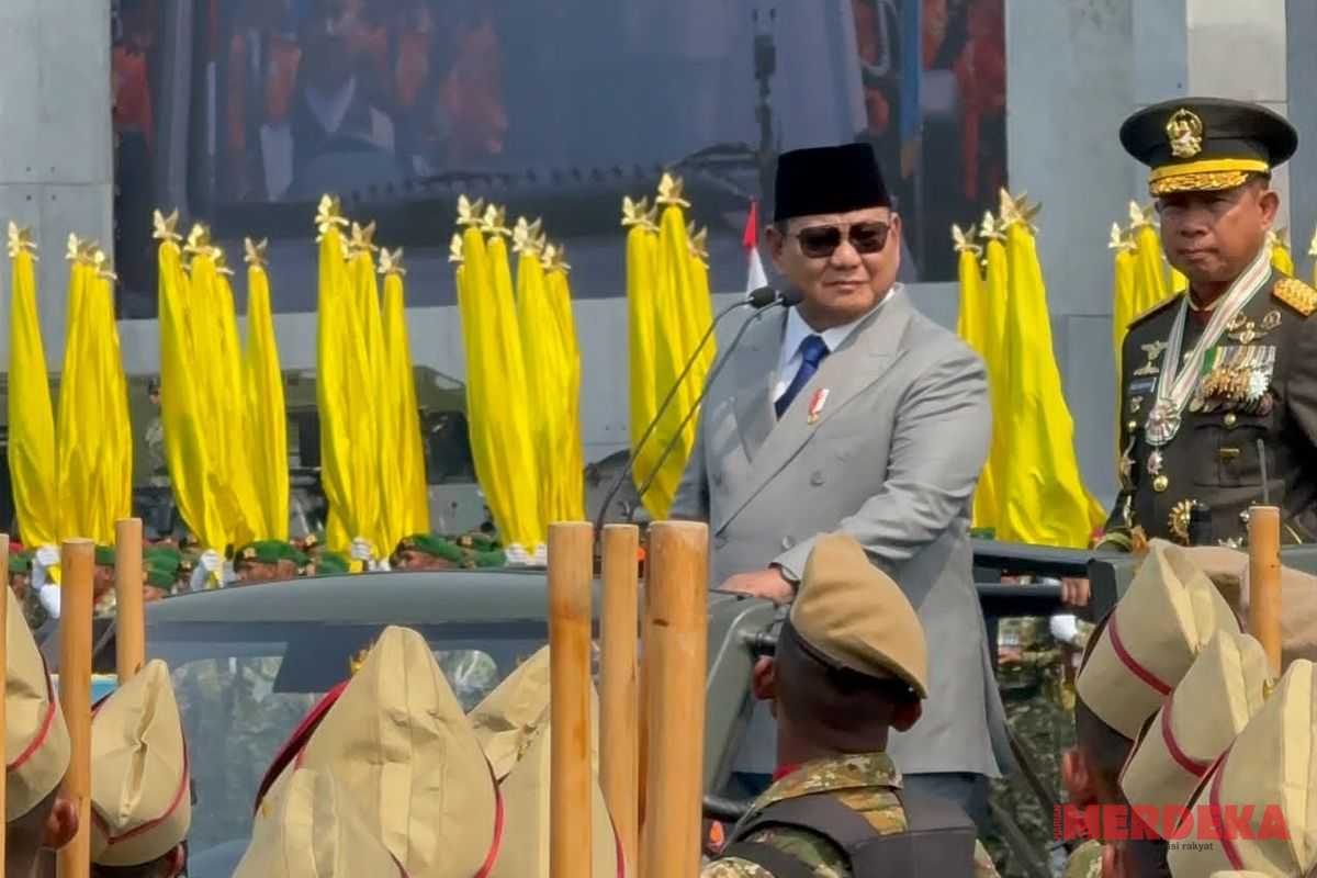 Peringatan HUT ke-81 TNI, Presiden Prabowo Resmikan Enam Kodam Baru