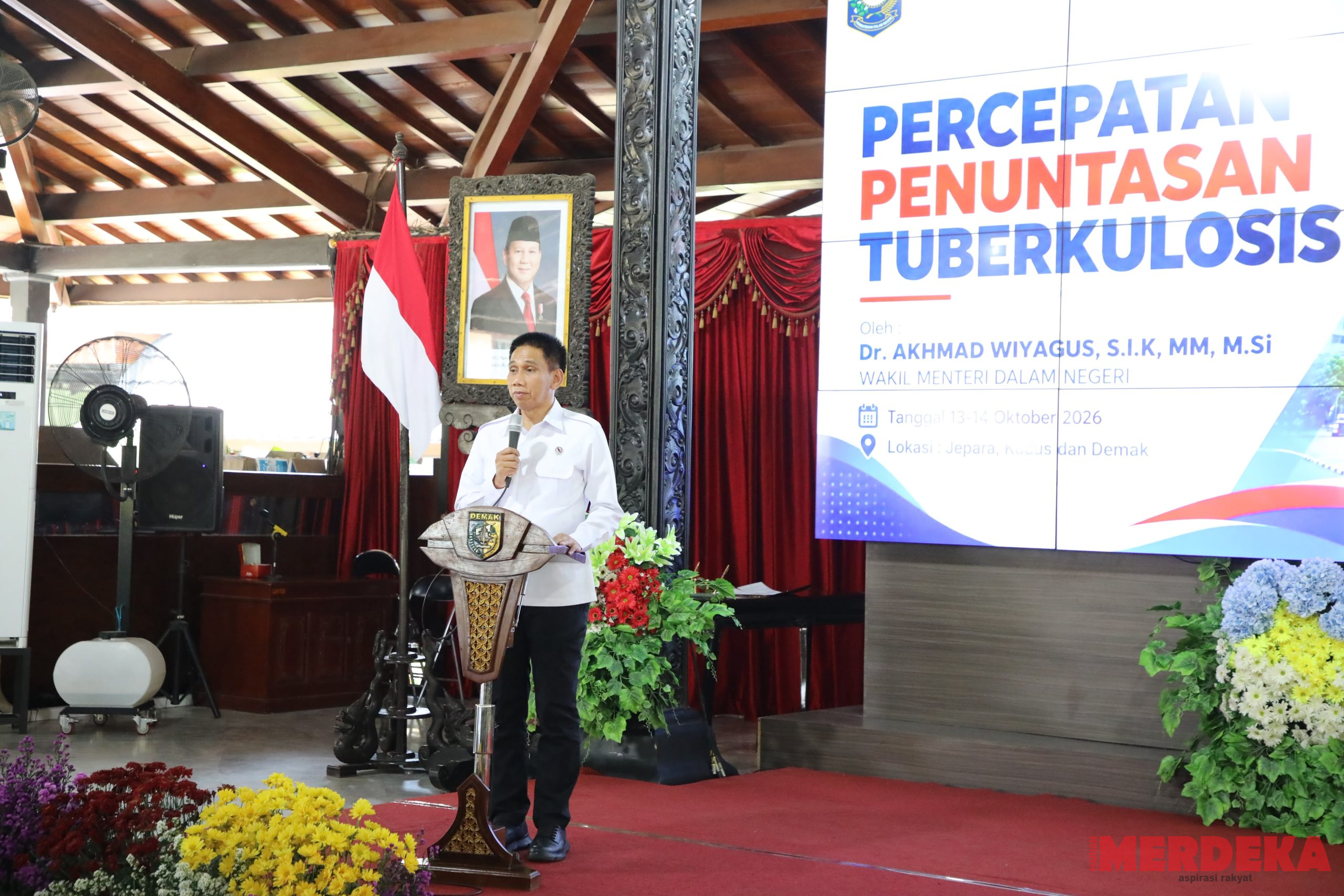 Wamendagri Wiyagus Dorong Demak Jadi Model Penanganan TBC