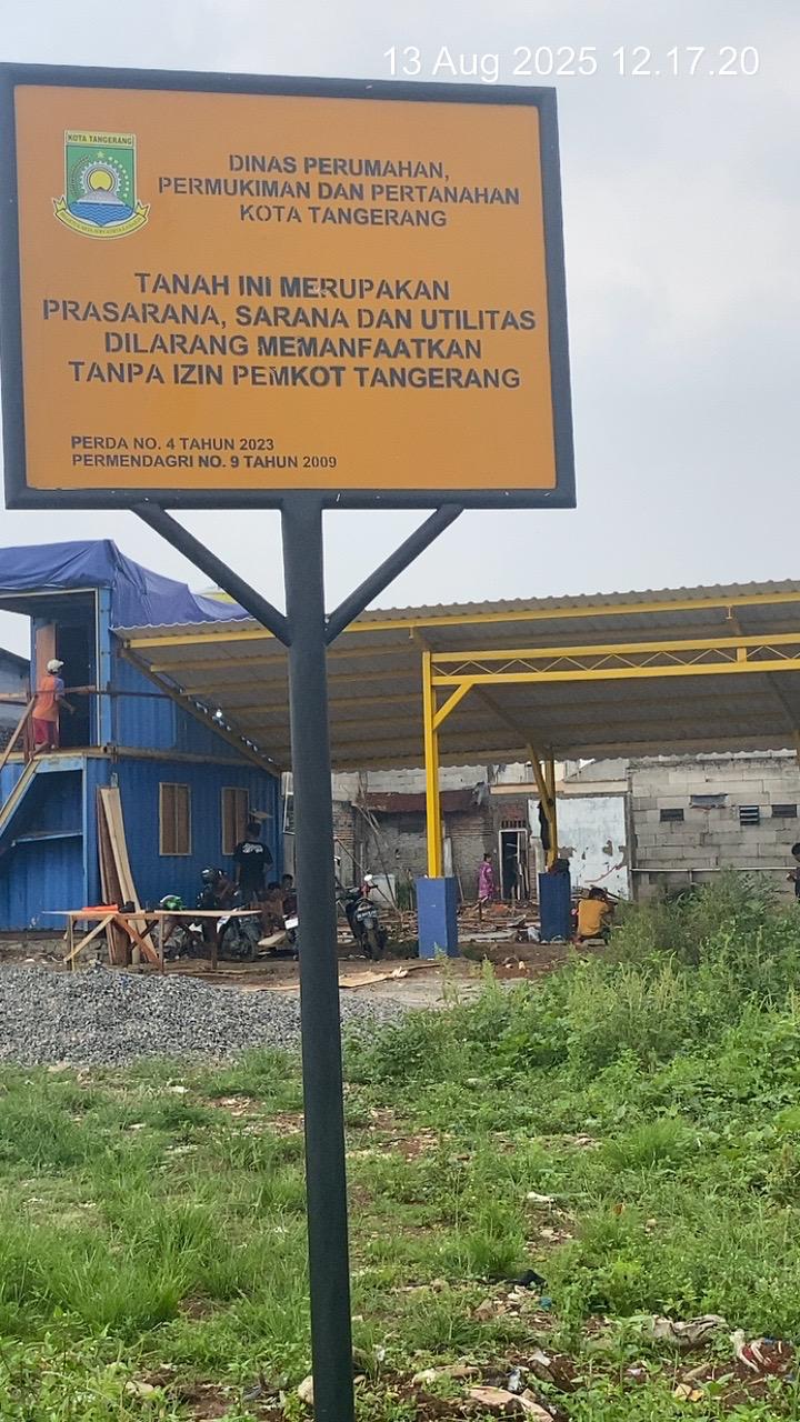 Lahan PSU” Tangerang Dipersoalkan ?