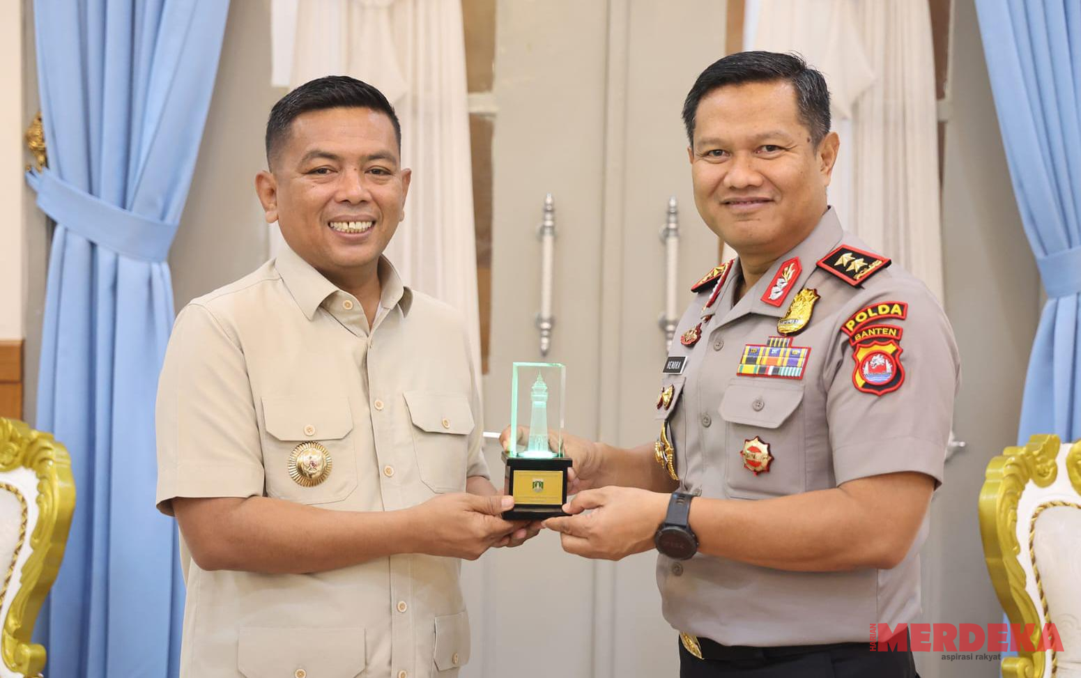 Temui Gubernur Andra Soni, Kapolda Banten Tegaskan Komitmen Sinergi Pembangunan