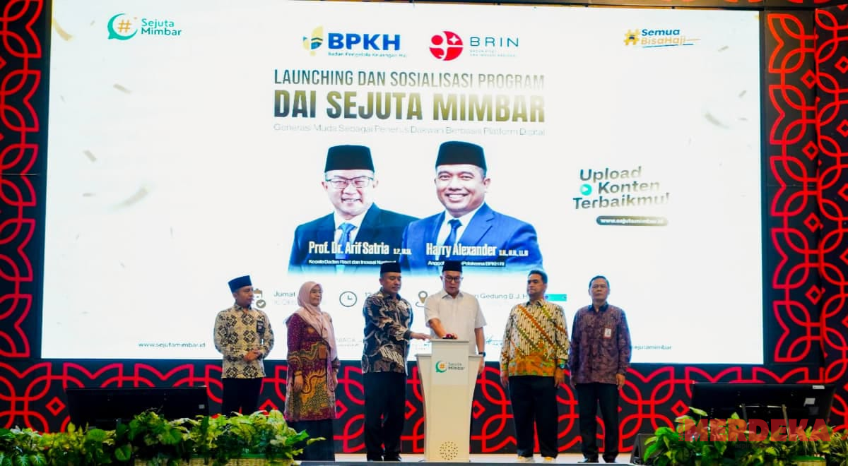 BPKH dan BRIN Luncurkan Dai Sejuta Mimbar, Ajak Anak Muda Siapkan Haji Sejak Dini