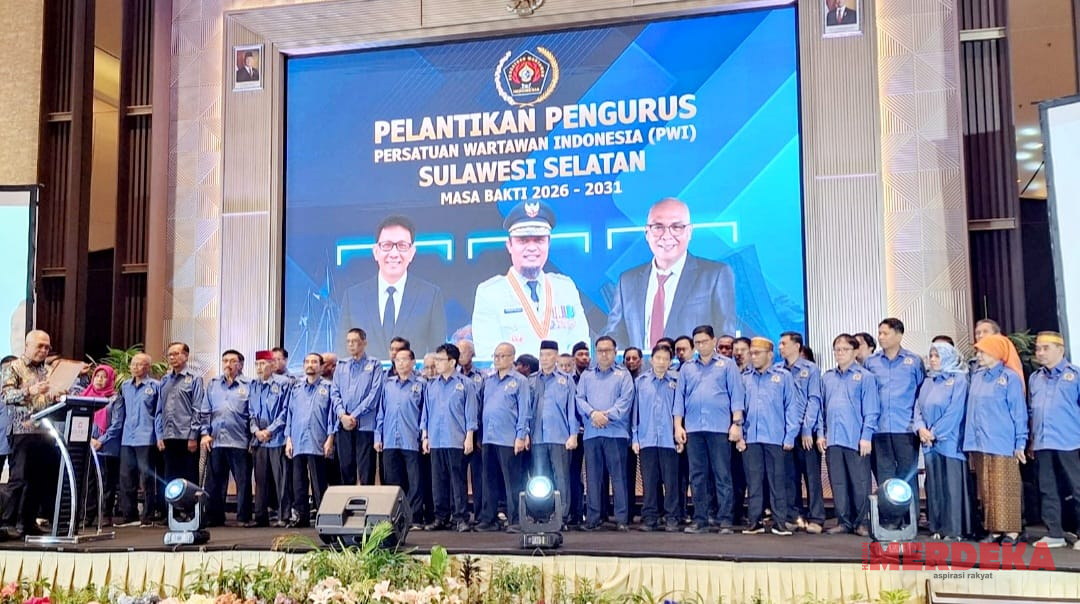Nakhoda Baru PWI Sulsel 2026–2031 Resmi Dilantik, Siap Hadapi Tantangan Era Digital