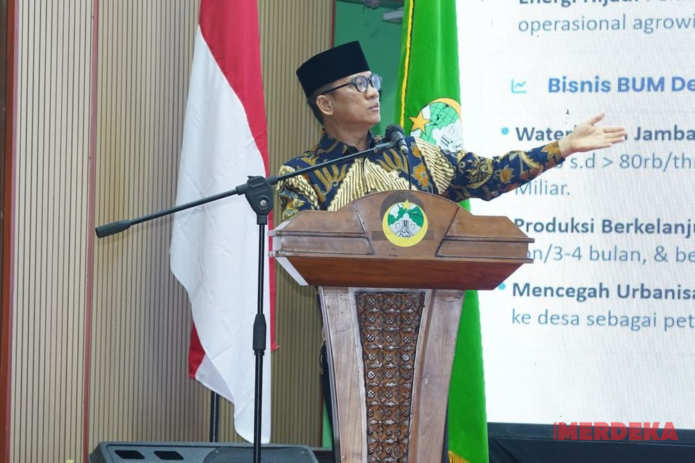 Mendes Yandri Dorong Al-Khairiyah Perkuat Ekonomi Desa dan Ciptakan Lapangan Kerja
